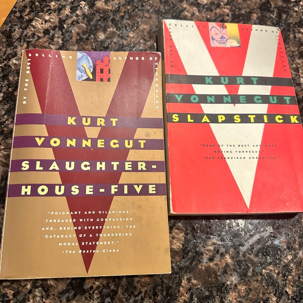 Book Set - Slaughterhouse-Five & Slapstick, Paperback, Good Used Condition
